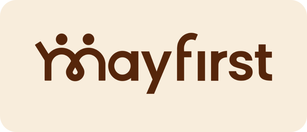 Newsletter May First logo